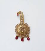 Gold diamond brooch