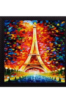 Effiel Tower Design Satin Matt Texture UV Art Painting