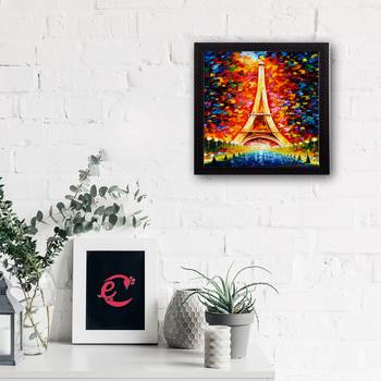Effiel Tower Design Satin Matt Texture UV Art Painting 2