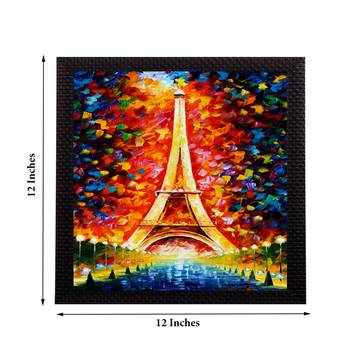 Effiel Tower Design Satin Matt Texture UV Art Painting 3