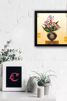 Botanical Matt Textured UV Art Painting