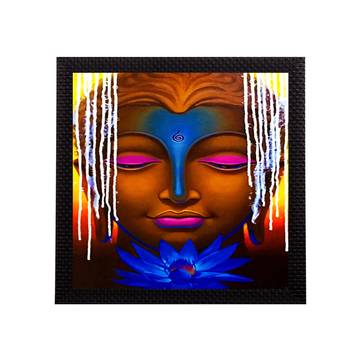 Laughing Buddha Design Satin Matt Texture UV Art Painting 1