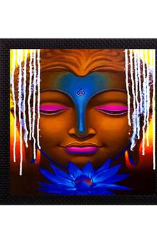 Laughing Buddha Design Satin Matt Texture UV Art Painting