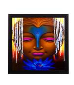 Laughing Buddha Design Satin Matt Texture UV Art Painting