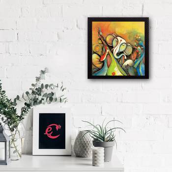 Lord Ganesha Satin Matt Texture UV Art Painting 2