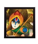 Lord Krishna Satin Matt Texture UV Art Painting