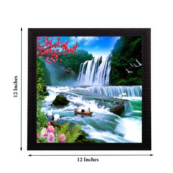 Waterfall View Satin Matt Texture UV Art Painting 2