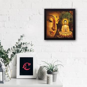 Laughing Buddha Design Satin Matt Texture UV Art Painting 2