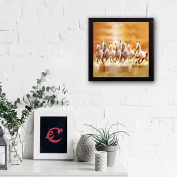 7 Running Lucky Horses Design Satin Matt Texture UV Art Painting 2