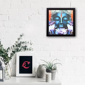 Laughing Buddha Design Satin Matt Texture UV Art Painting 2