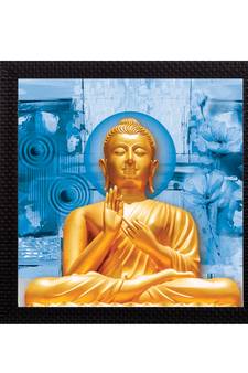 Laughing Buddha Design Satin Matt Texture UV Art Painting