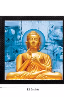 Laughing Buddha Design Satin Matt Texture UV Art Painting