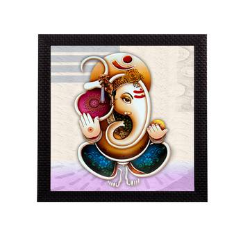 Lord Ganesha Satin Matt Texture UV Art Painting 1