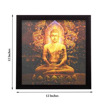 Laughing Buddha Design Satin Matt Texture UV Art Painting 3