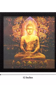 Laughing Buddha Design Satin Matt Texture UV Art Painting