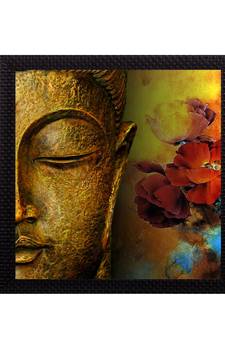 Laughing Buddha Design Satin Matt Texture UV Art Painting