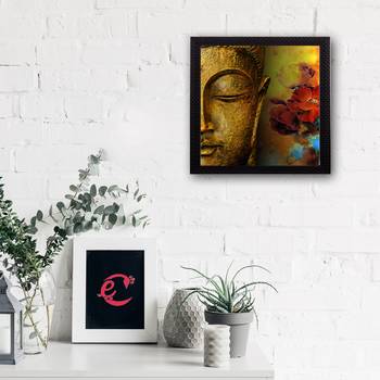 Laughing Buddha Design Satin Matt Texture UV Art Painting 2