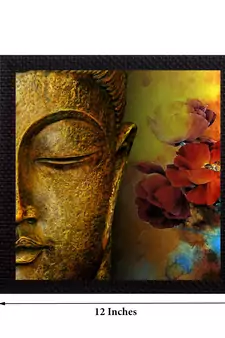 Laughing Buddha Design Satin Matt Texture UV Art Painting