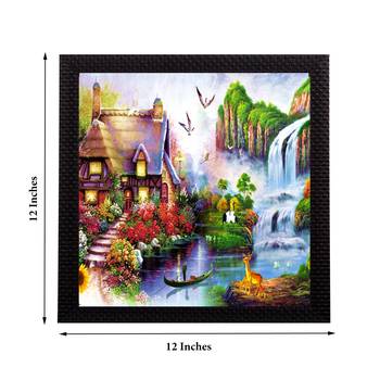Scenary View Matt Textured UV Art Painting 3