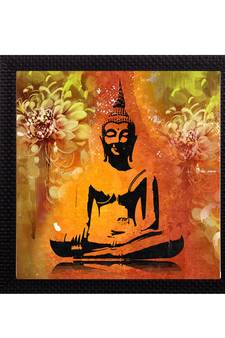 Laughing Buddha Design Satin Matt Texture UV Art Painting