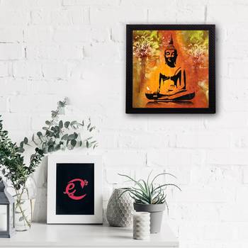 Laughing Buddha Design Satin Matt Texture UV Art Painting 2