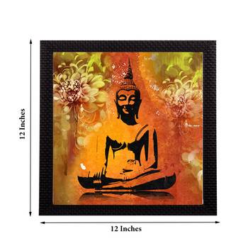 Laughing Buddha Design Satin Matt Texture UV Art Painting 3
