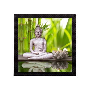 Laughing Buddha Design Satin Matt Texture UV Art Painting 1