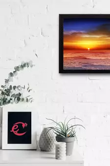 Scenary View Matt Textured UV Art Painting