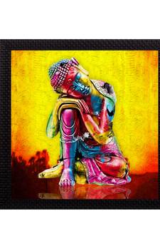 Laughing Buddha Design Satin Matt Texture UV Art Painting