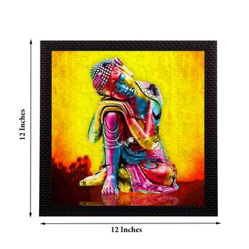 Laughing Buddha Design Satin Matt Texture UV Art Painting 3