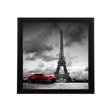 Effiel Tower Design Satin Matt Texture UV Art Painting 1