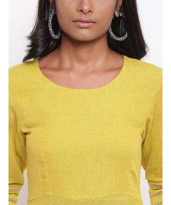 Yellow Gota Sleeve Kurta Set 6