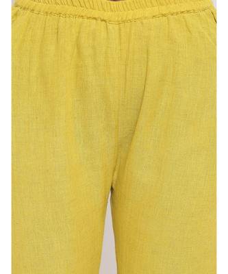 Yellow Gota Sleeve Kurta Set 7