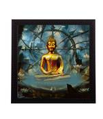 Laughing Buddha Design Satin Matt Texture UV Art Painting