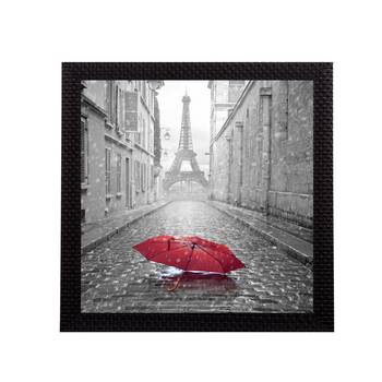Effiel Tower Design Satin Matt Texture UV Art Painting 1