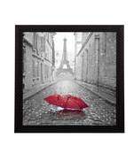 Effiel Tower Design Satin Matt Texture UV Art Painting