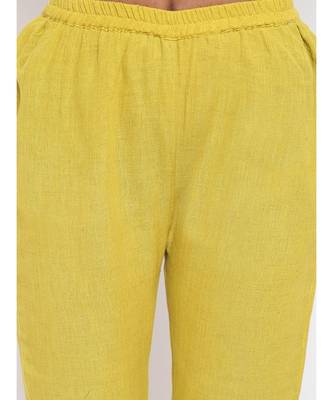 Yellow Gota Panel Kurta Set 7