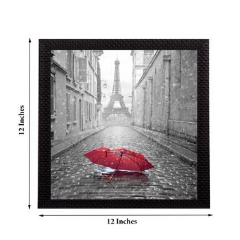 Effiel Tower Design Satin Matt Texture UV Art Painting 3