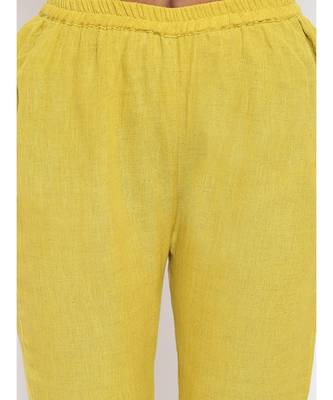Yellow Gota Kurta Set 7