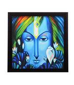 Laughing Buddha Design Satin Matt Texture UV Art Painting