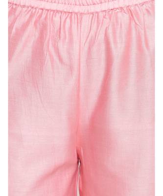 Pink Collared Kurta Set 7