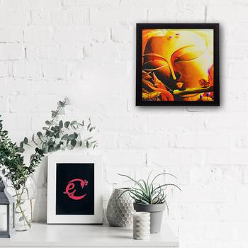 Laughing Buddha Design Satin Matt Texture UV Art Painting 2