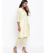 Green Foil Angrakha Set