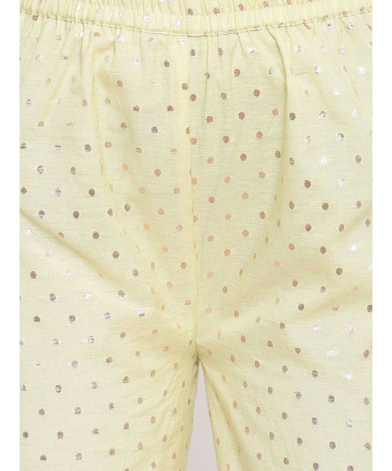 Green Foil Angrakha Set