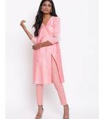 Pink Foil Angrakha Set