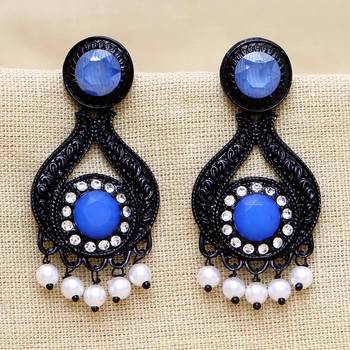 Blue danglers-drops 1