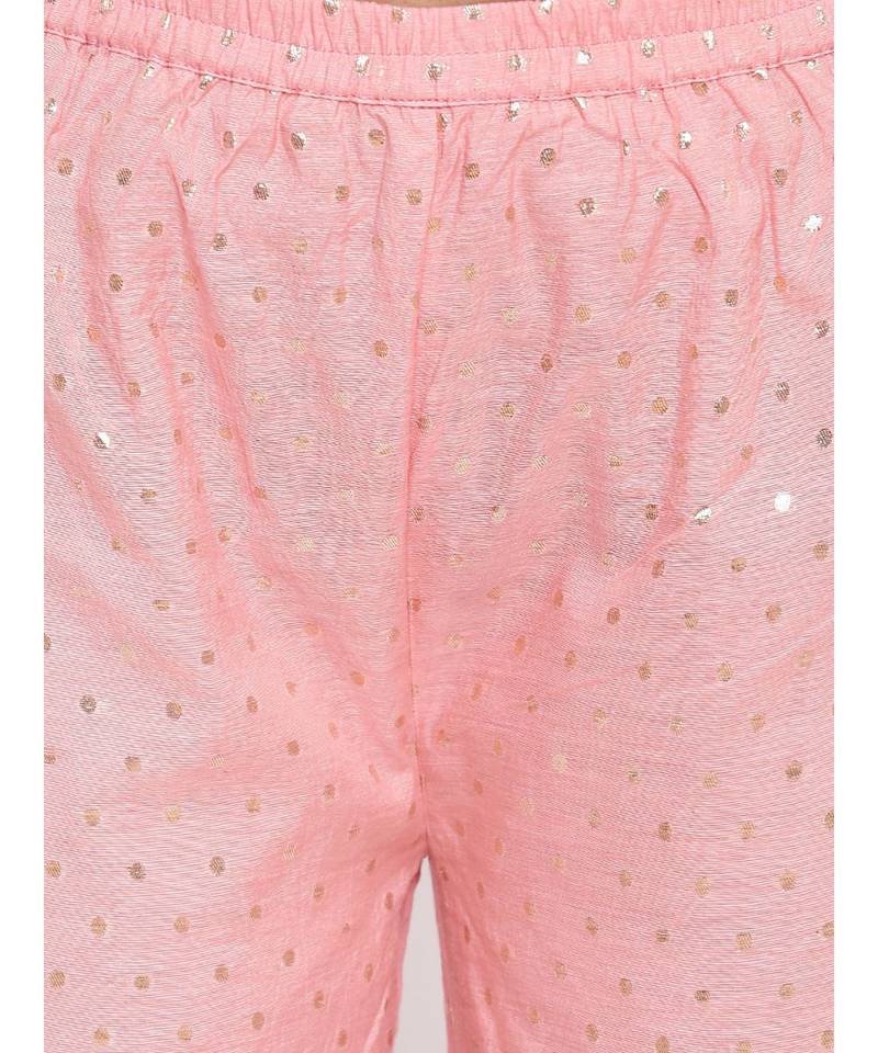 Pink Foil Angrakha Set