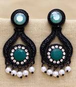 Green danglers-drops