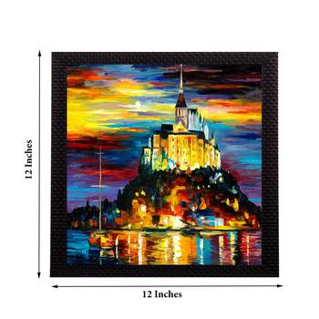 Scenary View Matt Textured UV Art Painting 3