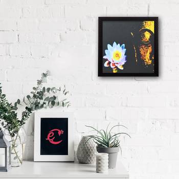 Laughing Buddha Design Satin Matt Texture UV Art Painting 2